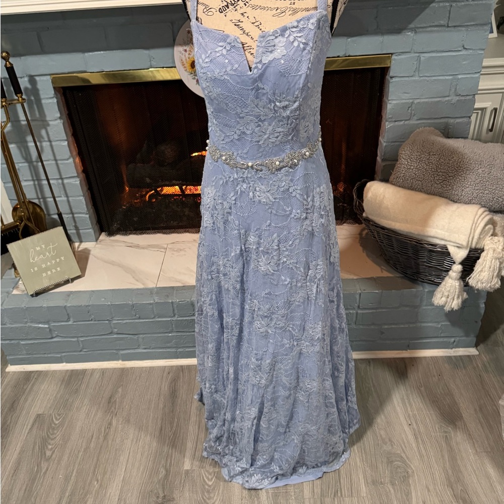 Lace and sequin dress by say yes to the dress prom